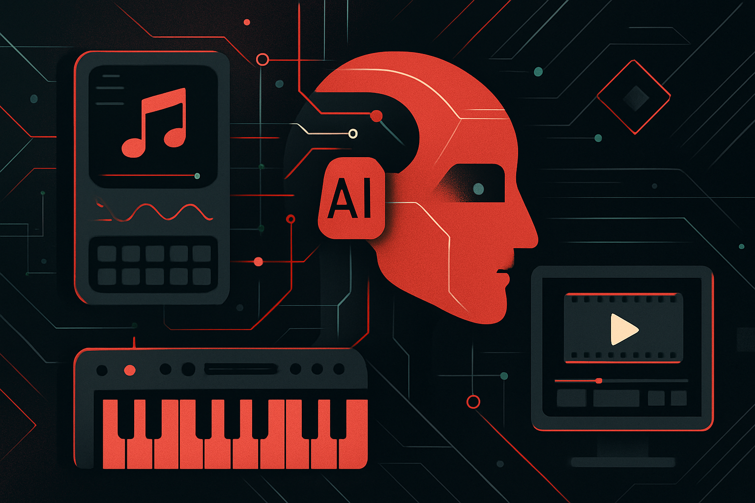 AI for Creativity: From Music Composition to Movie Editing